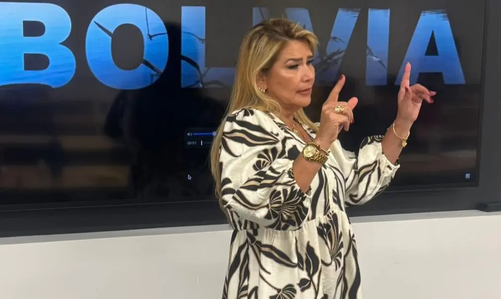 La expresidenta Jeanine Áñez.