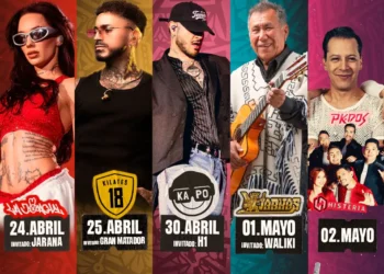 Artistas nacionales e internacionales serán parte de la FEXCO 2026. FOTO: FEXCO
