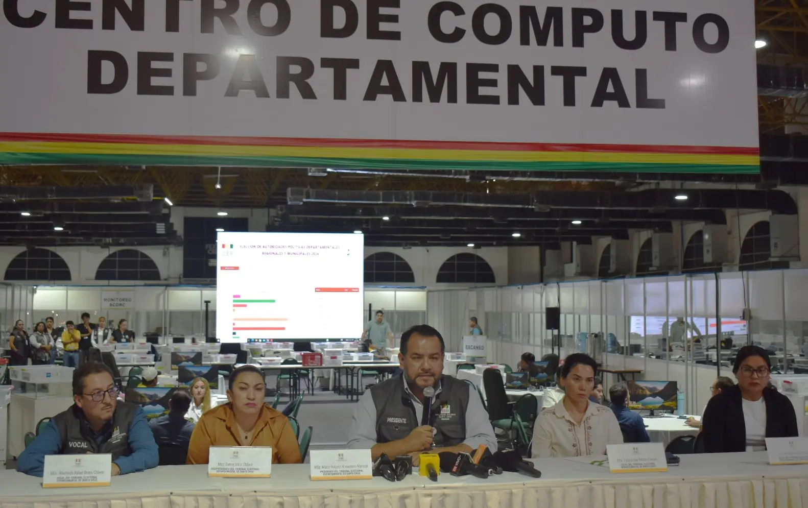 Santa Cruz reporta numerosas actas observadas y advierte retrasos en el cómputo