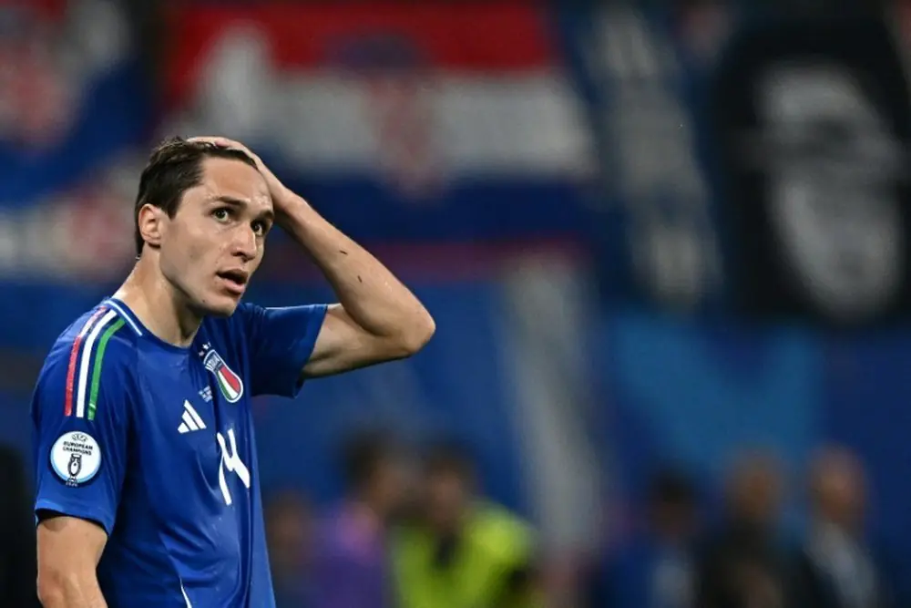 Federico Chiesa, baja de Italia para la repesca del Mundial