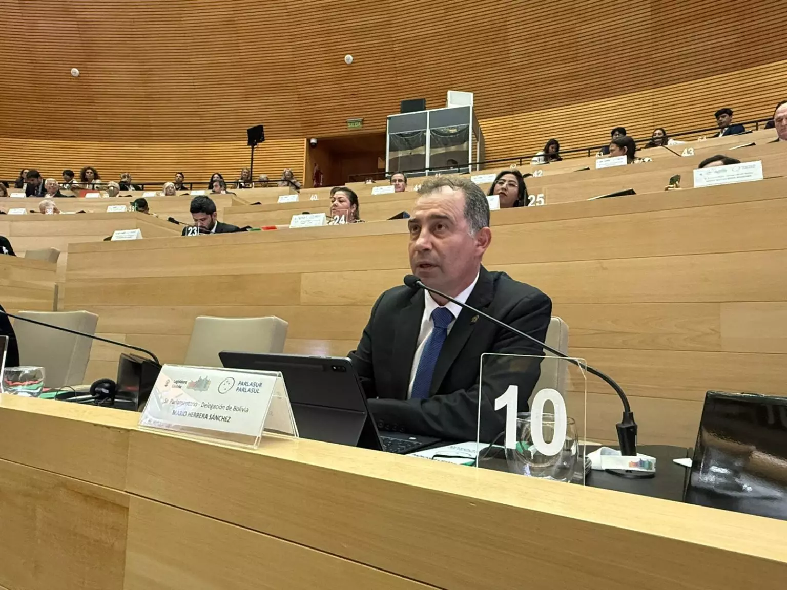 El parlamentario supraestatal Mario Herrera Sánchez. (Foto: Diputados)