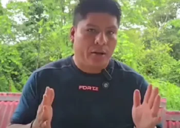 El candidato de A-UPP, Leonardo Loza. 
Foto: Captura RRSS