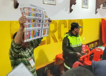 Votación en un recinto penitenciario del país. Foto: Dirección General de Régimen Penitenciario