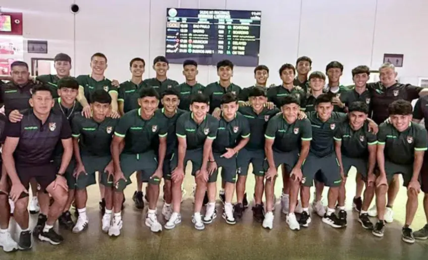 Bolivia debuta ante Brasil en la Conmebol Sub-17
