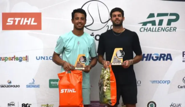 Hugo Dellien termina una gran semana en Brasil con un subcampeonato