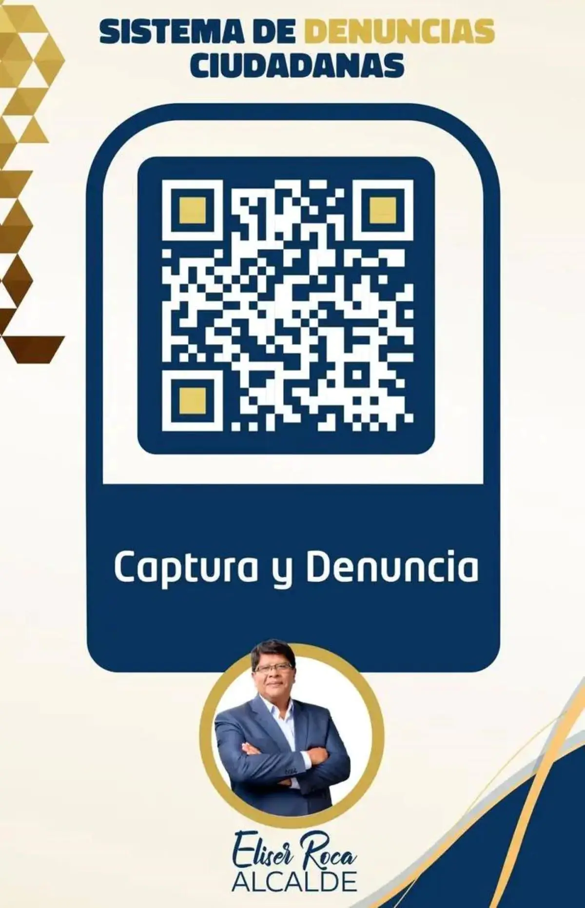 El alcalde electo de El Alto, Elise Roca, presentó una plataforma digitial para denunicar corrupción en la Alcaldóa. FOTO: Eliser Roca