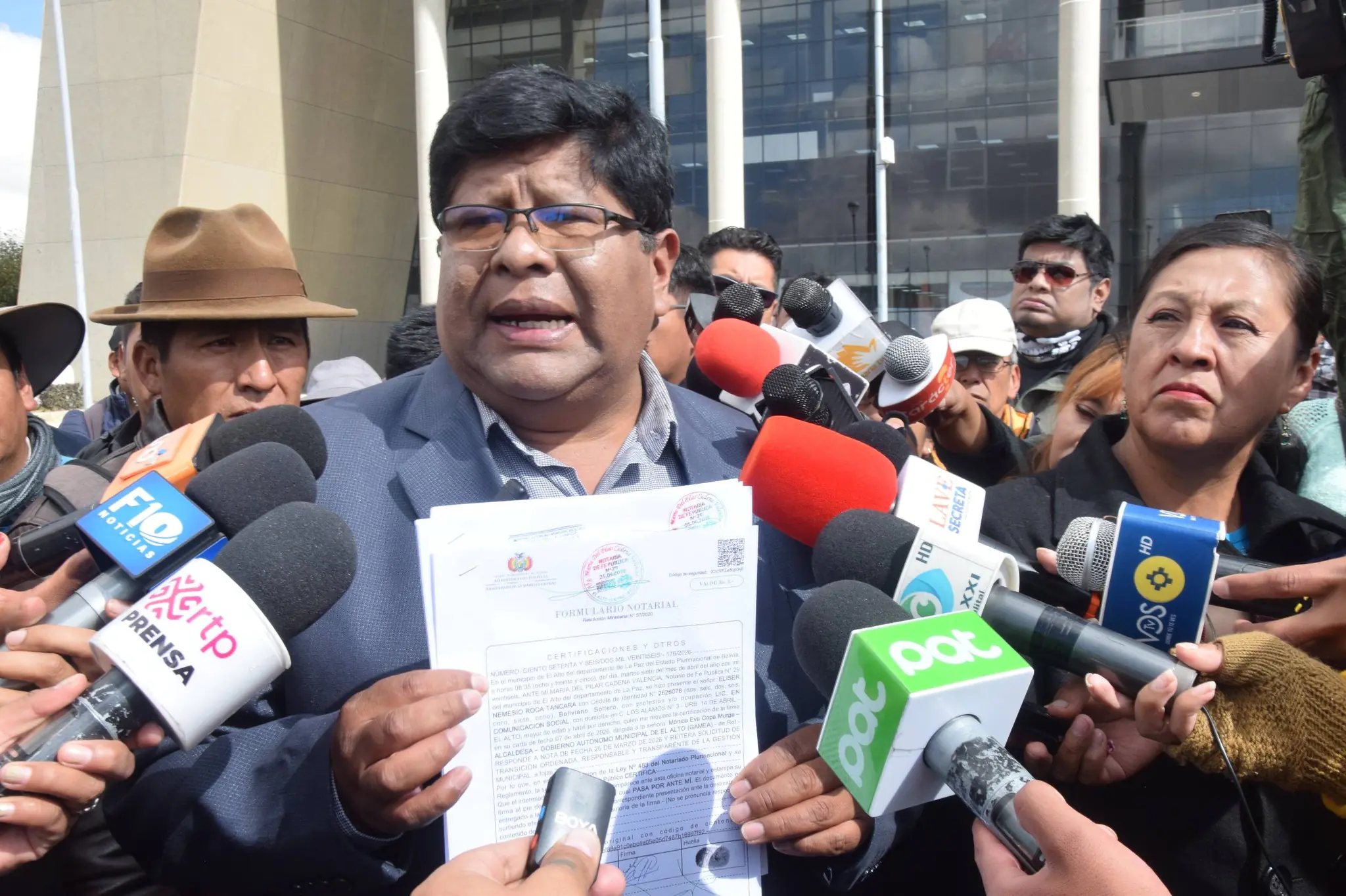 El Alto: Eliser Roca le da 48 horas a Eva Copa para comenzar transición