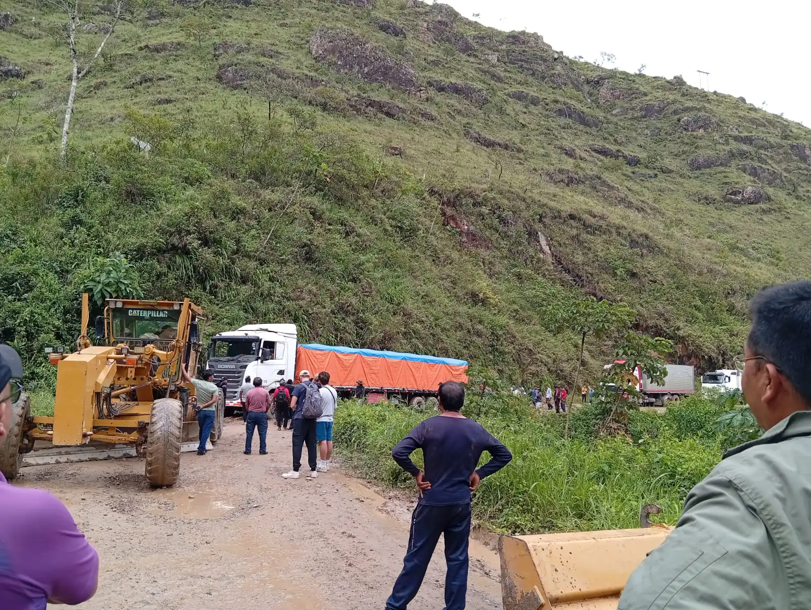 Emergencia Vial en el Norte de La Paz.
Foto ABC