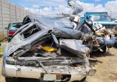 Tres vehículos quedaron destruidos/RRSS
