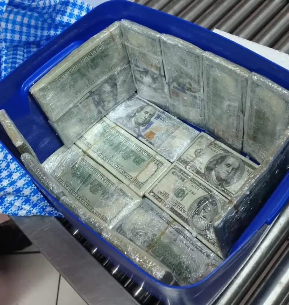 Los billetes estaban ocultos en la conservadora/PFA