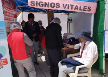 Alcaldía de El Alto garantiza recursos para el SUS y campañas de salud .
Foto GAMEA