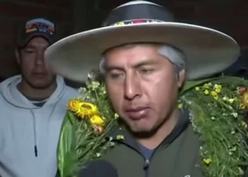 El gobernador electo de Oruro, Édgar Sánchez. FOTO: Captura