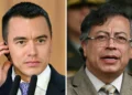 Noboa y Petro enfrentan una nueva crisis/AFP
