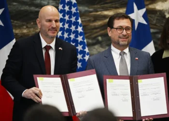 La firma del acuerdo/AFP