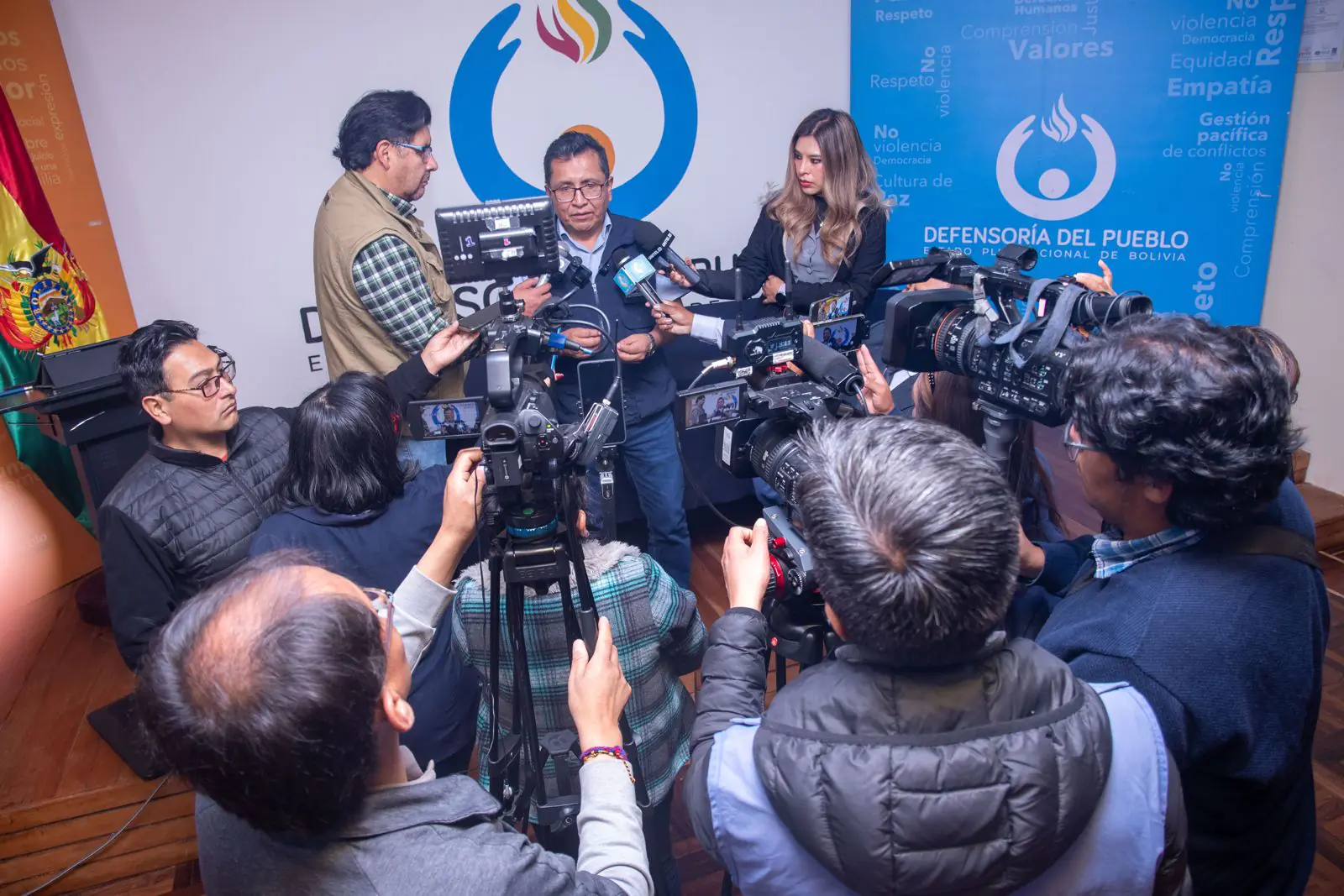 El defensor del Pueblo, Pedro Callisaya. Foto: Defensoría