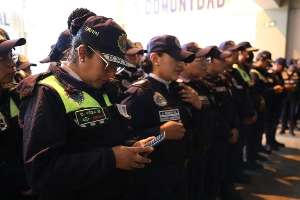 Guardia Municipal se prepara para controlar el trameaje con la aplicación ‘Suben’