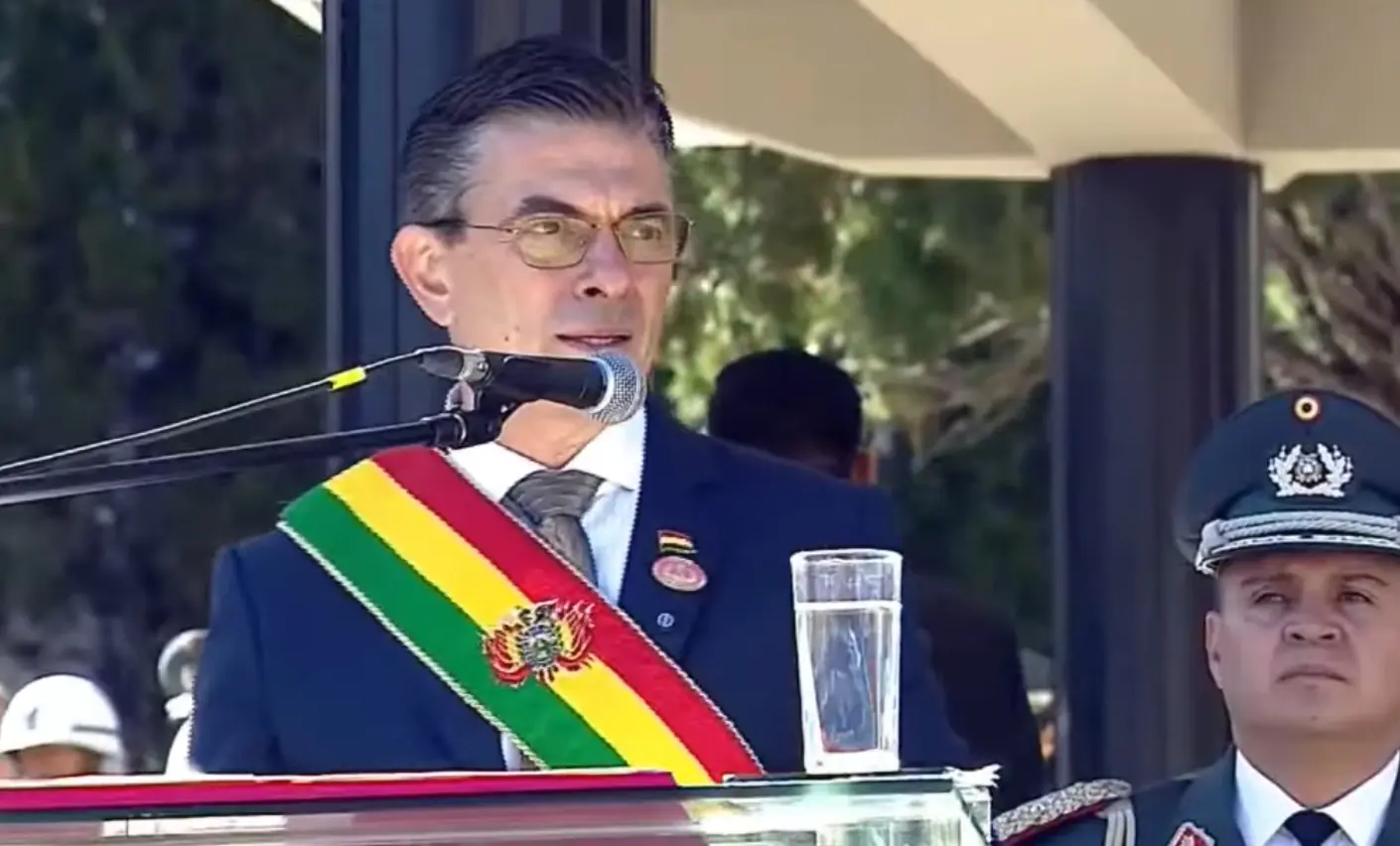 El presidente Rodrigo Paz. Foto: Captura
