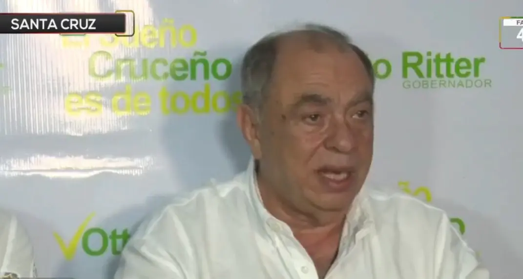 El candidato Otto Ritter. Foto: Captura