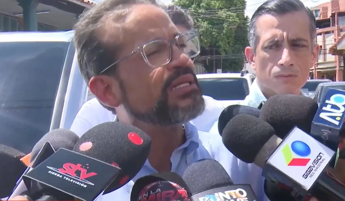 El gobernador saliente de Santa Cruz, Luis Fernando Camacho. Foto: Captura