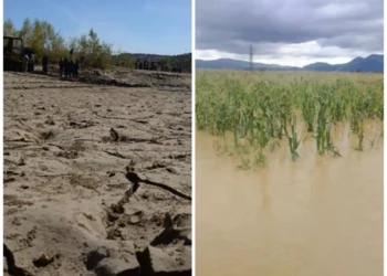 Sequías extremas y lluvias intensas azotaron a Cochabamba en el primer trimiestre de este año. FOTO: RRSS
