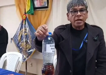 Lucio Méndez, ejecutivo del transporte libre de O.ruro. Foto: Mi Bolivia Plurinacional