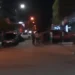 El lugar de la balacera en Santa Cruz de la Sierra.
Foto: Captura Unitel.