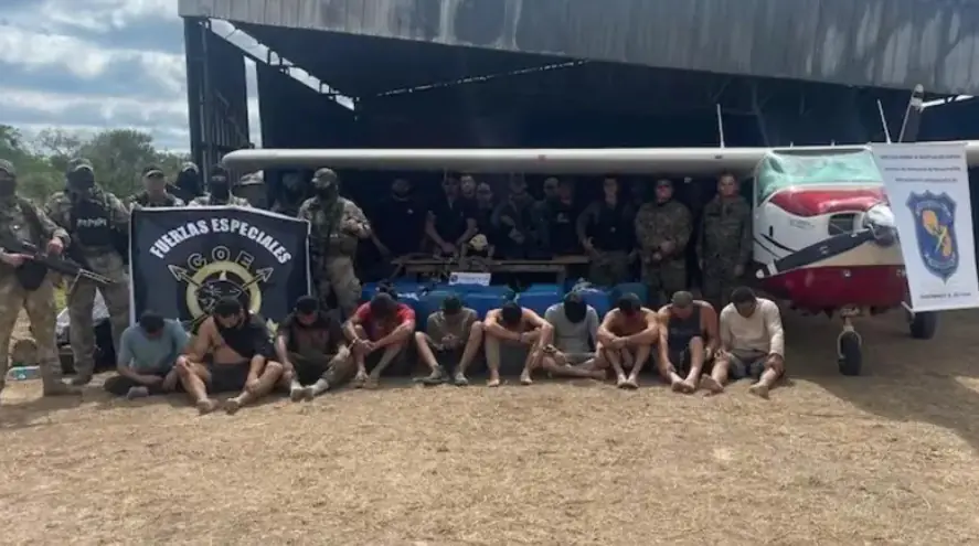FUerzas especiales capturaron a 10 personas vinculadas a Sebastián Marset, entre ellos, cinco bolivianos.
Foto: RRSS