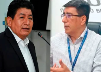 Edgar Montaño (izq.) y Ronald Casso