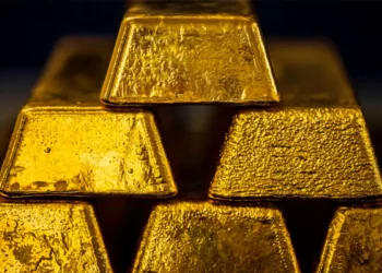 Lingotes del metal precioso en un centro de almacenamiento. Foto: Bloomberg
