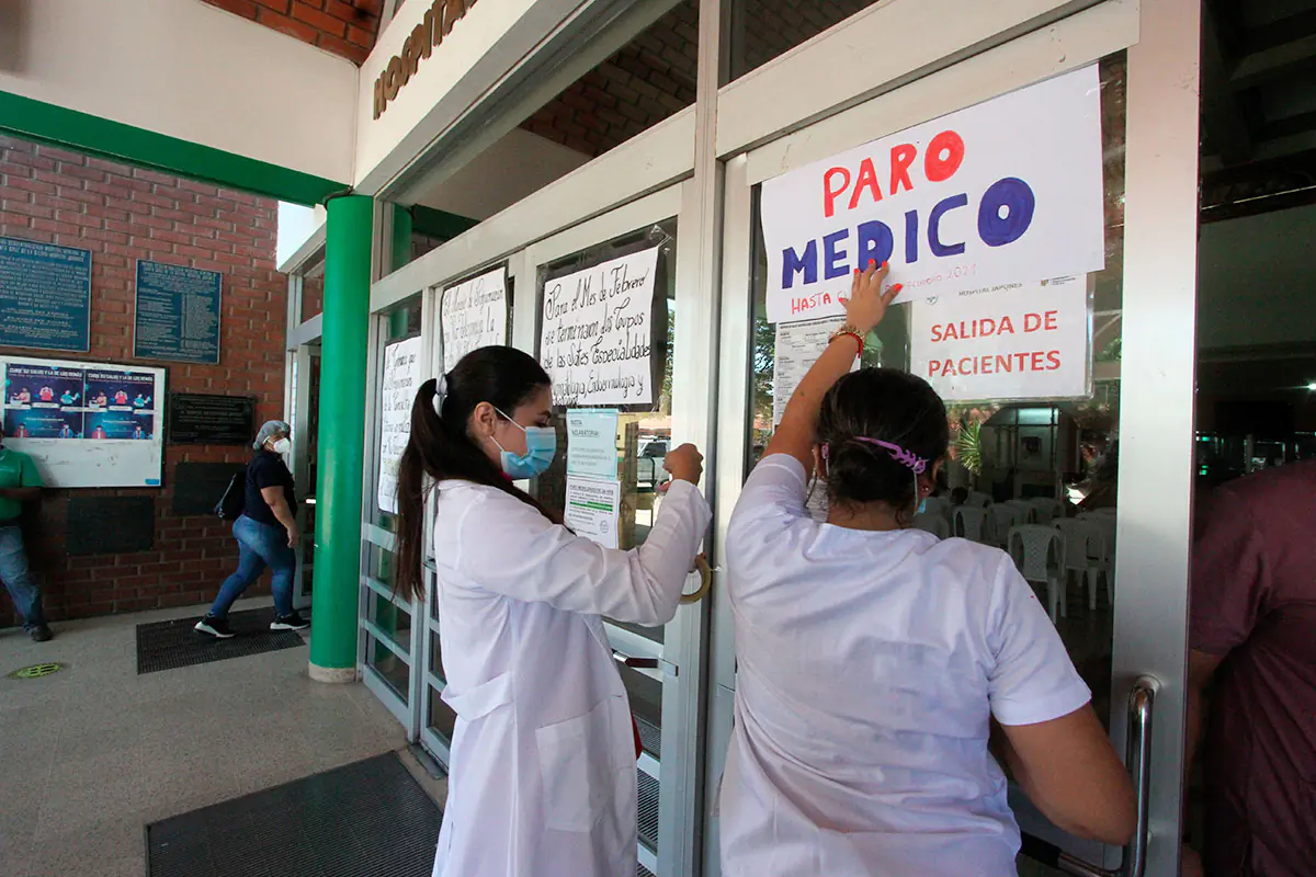 Nuevamente los hospitales no atenderán en Santa Cruz/Archivo