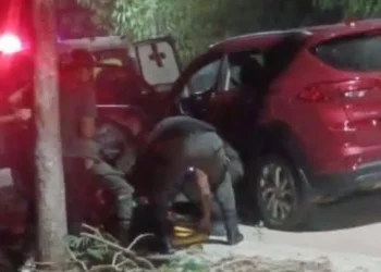 La víctima fue atacada a tiros por dos sicarios/Captura de pantalla