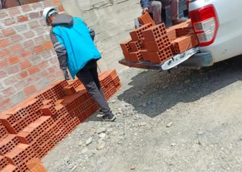 Personal edil detiene obras ilegales en terrenos municipales
Foto GAMLP