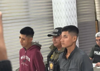 Los dos aprehendidos fueron presentados por la Policía/Policía Boliviana