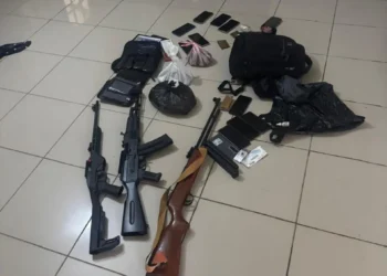 Parte de las armas encontradas en el operativo/FELCN