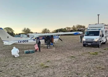 La avioneta incautada en Argentina/G.A.