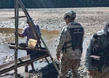 La Armada destruyó maquinaria de campamentos ilegales/Armada Boliviana