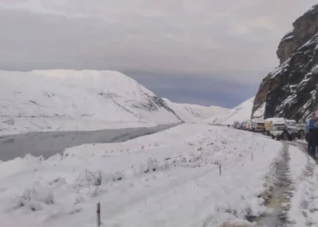 El camino quedó cubierto de nieve/RadioFedecomin