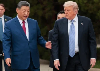 Trump y Xi en su encuentro en Pekín/AFP