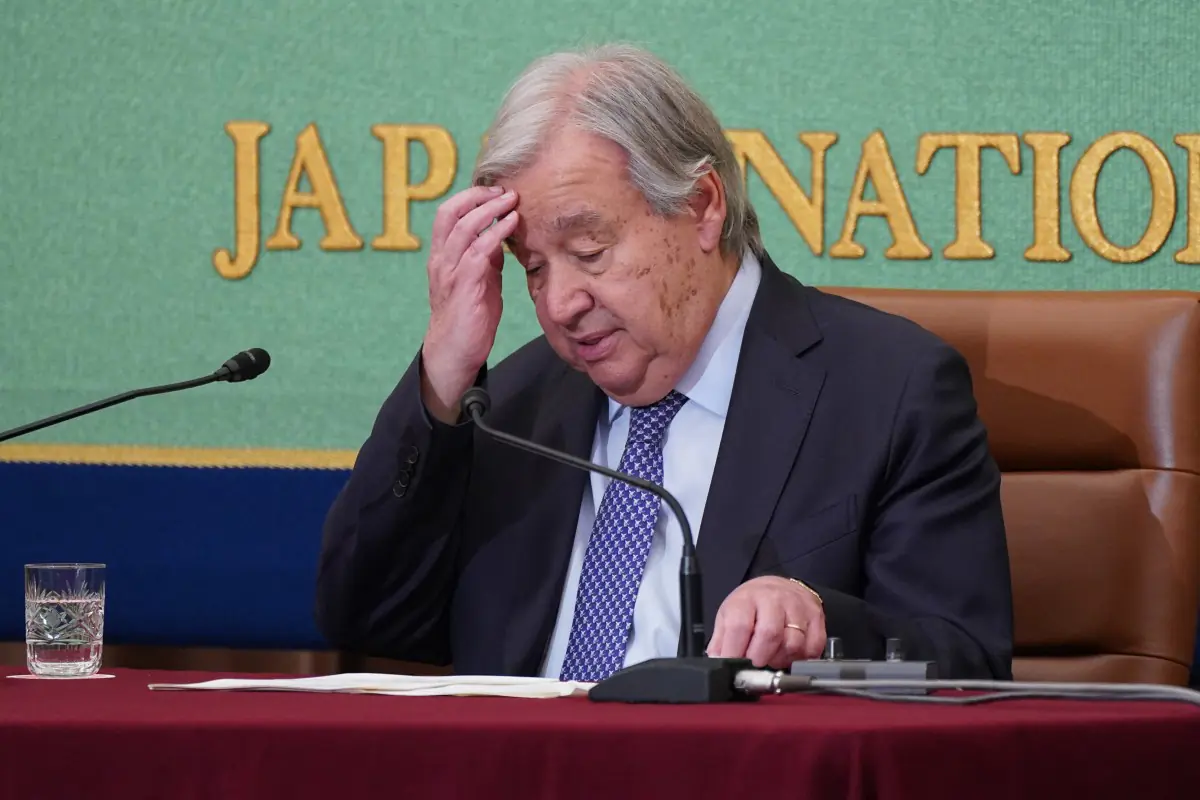 Antonio Guterres, Secretario General de la ONU/AFP