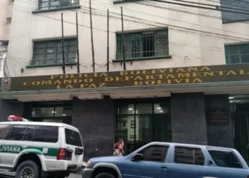 Edificio del COmando Departamental de la Policía, en La Paz