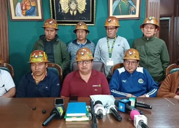 Fencomin en conferencia de prensa. Foto: Captura