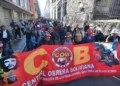 Marcha de la COB. Foto: APG