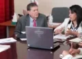 Comparecencia del ministro ante la comisión. Foto: Ministerio de Hidrocarburos