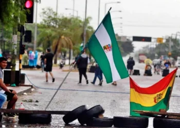 El bloqueo que paralizó a Santa Cruz en 2022. Foto: Archivo
