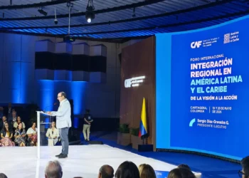 Sergio Díaz-Granados, presidente ejecutivo de CAF en la primera jornada del evento