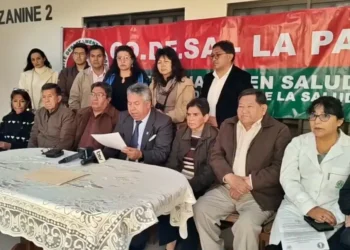 Conferencia de prensa de médicos. FOTO: Captura