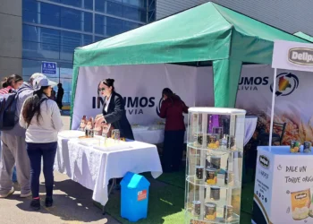 La Feria Bolivia Produce que se realizó en El Alto. Insumos Bolivia