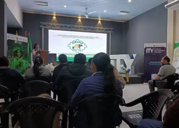 Capacitación sobre buenas prácticas en el departamento de Tarija. Foto: Senasag