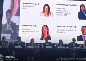 Participación del viceministro Tapia en el foro de Guatemala. Foto: Ministerio de Economía