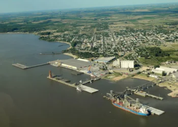 Nueva Palmira, sobre el río Uruguay, en el departamento de Soriano. Foto: J.R. Williams Ports and Logistics